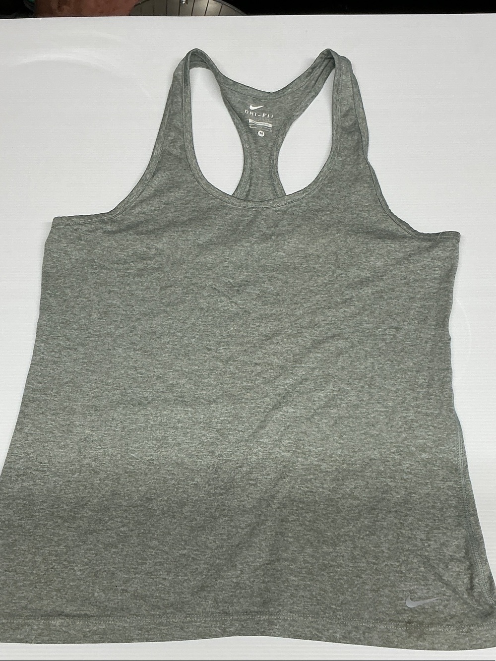 Nike Women’s Grey Racerback Dri-FIT Tank
